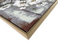 Rustic Blossoms Study Hand-Embellished Canvas In Frame - Blue / Gray