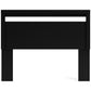 Finch - Queen Panel Headboard - Black