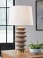 Jyllyard - Poly Table Lamp - Brown / Gold Finish