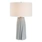 Cover Up - Sculpted Table Lamp - Blue / Silver