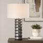 Corvair - Scalloped Table Lamp - Bronze