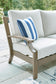Rainier Ranch - Loveseat With Cushion - Brown / Beige