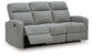 Gauntlet - 2 Pc. - Reclining Sofa And Loveseat - Sterling