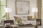 "Golden Apex" Ceramic Table Lamp (Set of 2) - Electroplated Gold