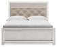 Altyra - Queen Panel Bed With Roll Slats - White