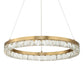 Segovia - Round Crystal LED Chandelier - Gold