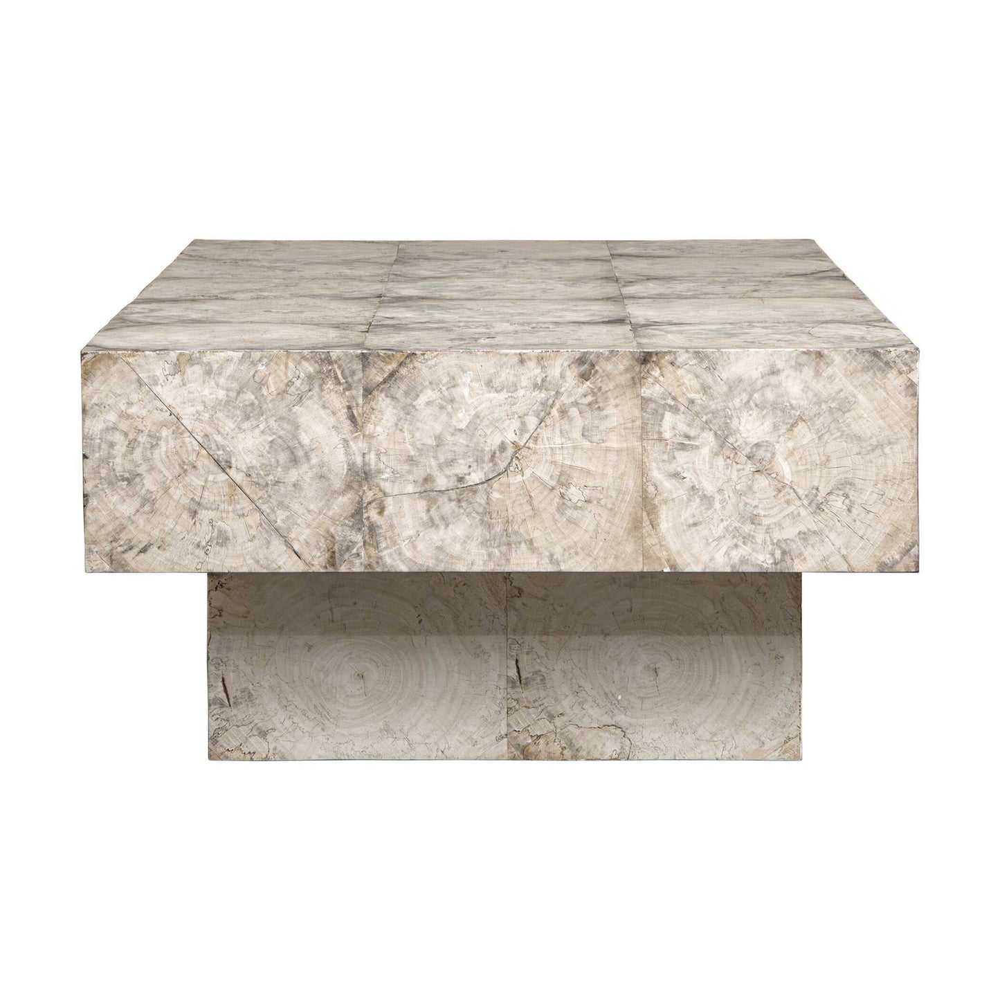 Kotoa - Bleached Coffee Table - White,Woodtone