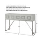 Abaya - Console Table - White