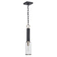 Jarsdel - 1 Light Industrial Mini Pendant - Black