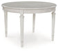 Montelaine - Oval Dining Room Extension Table - Antique White