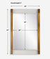 Nera - Plated Brass Mirror