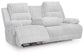 Rhines Falls - 2 Pc. - Power Reclining Sofa And Loveseat - Alloy