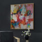 A Colorful Mindset - Framed Abstract Art - Gold