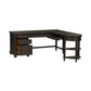 Harvest Home - L Shaped Desk - Black