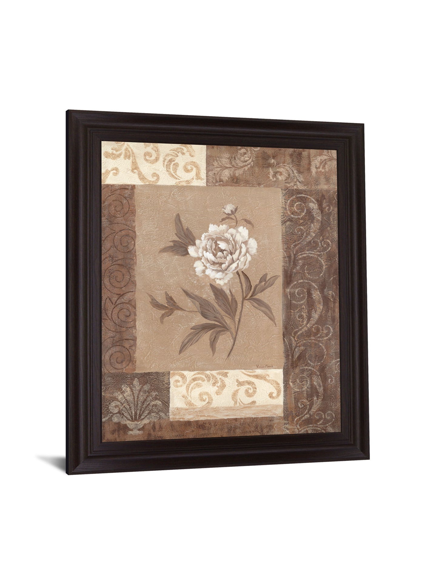 Sepia Blossom - 28" x 34" Framed Wall Art