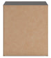 Hollivern - Two Drawer Night Stand - Dark Gray