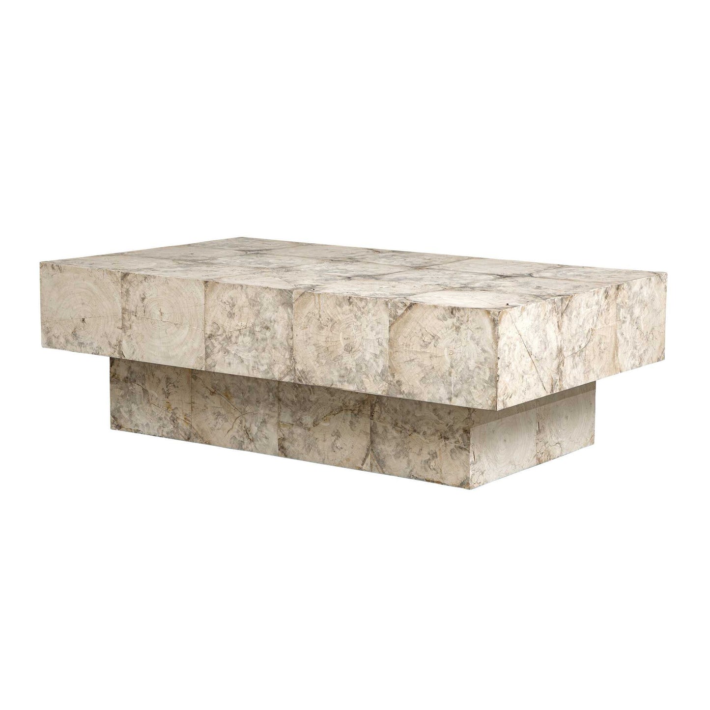 Kotoa - Bleached Coffee Table - White,Woodtone