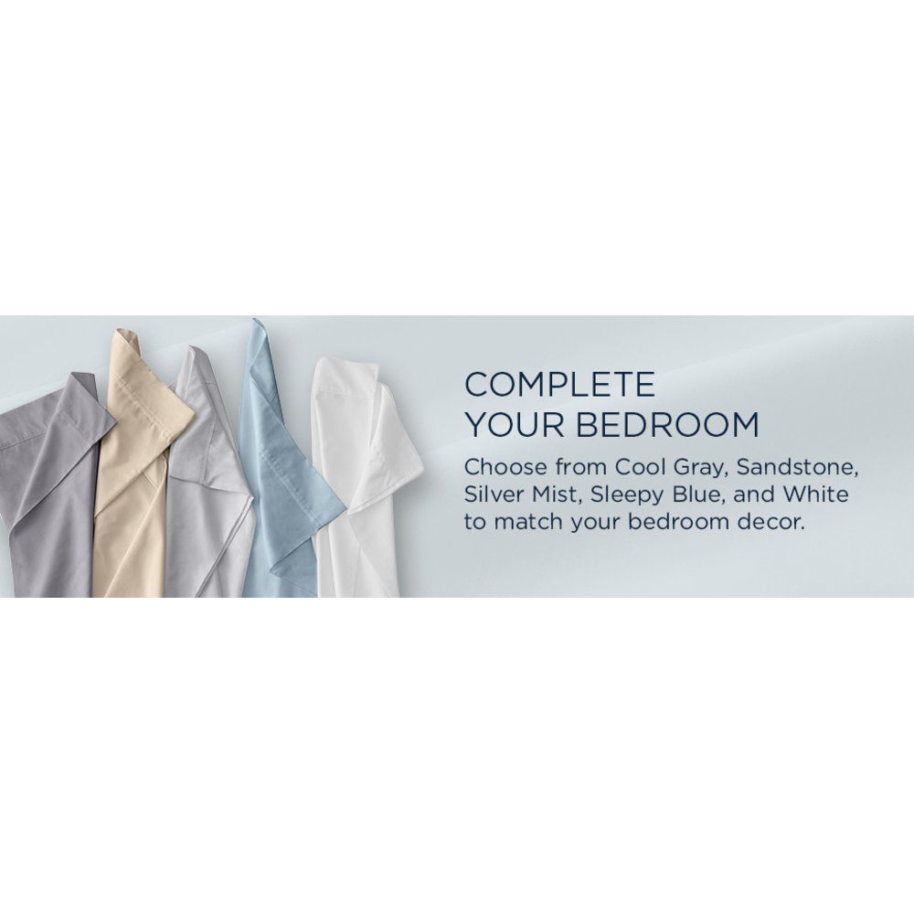 Linens - Tempur Classic Cotton Sheet Set - Sleepy Silver Mist