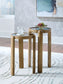 Jossor - Accent Table Set (Set of 2) - Light Brown