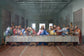 Temp Glass With Foil - Last Supper - Dark Gray