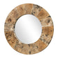 Hiram - Round Wood Mirror - Woodtone