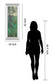 Nature Companion I By Solis - Mirror Framed Print Wall Art - Green