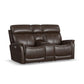 View - Power Reclining Loveseat With Console, Power Headrest & Lumbar