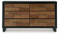 Kraeburn - Dresser - Brown / Black