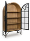 Gwenwich - Accent Cabinet - Natural / Black