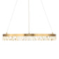 Segovia - Round Crystal LED Chandelier - Gold