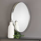 Pursley - Oval Mirror - Brushed Nickel
