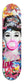 Graffiti Neon Muse - 8" x 31" Framed Wall Art - Pink