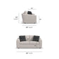 Knox - Fabric Loveseat