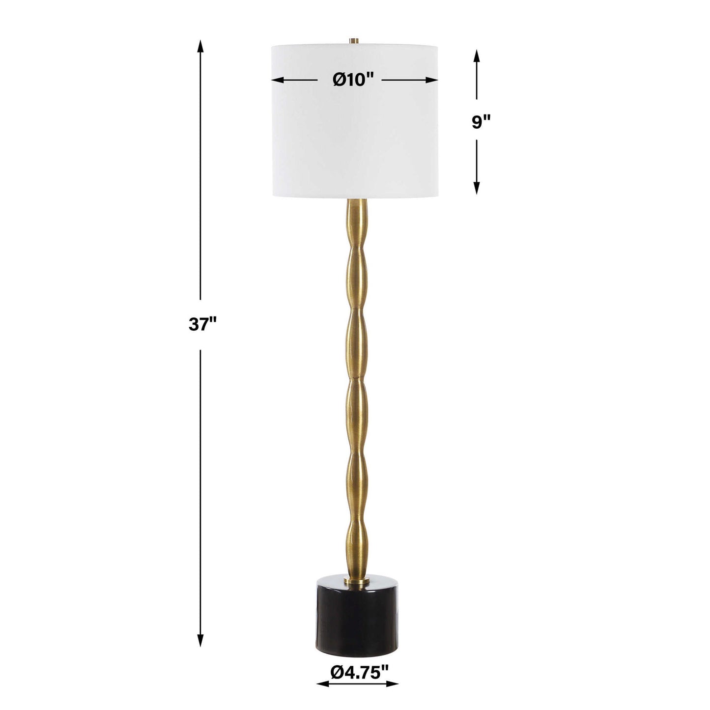 Ezra - Brass Buffet Lamp - Bronze