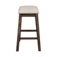 Harrison - Upholstered Console Stool - Espresso