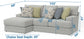 Stockbridge - Sectional With Comfort Coil Seating And 9 Accent Pillows Included