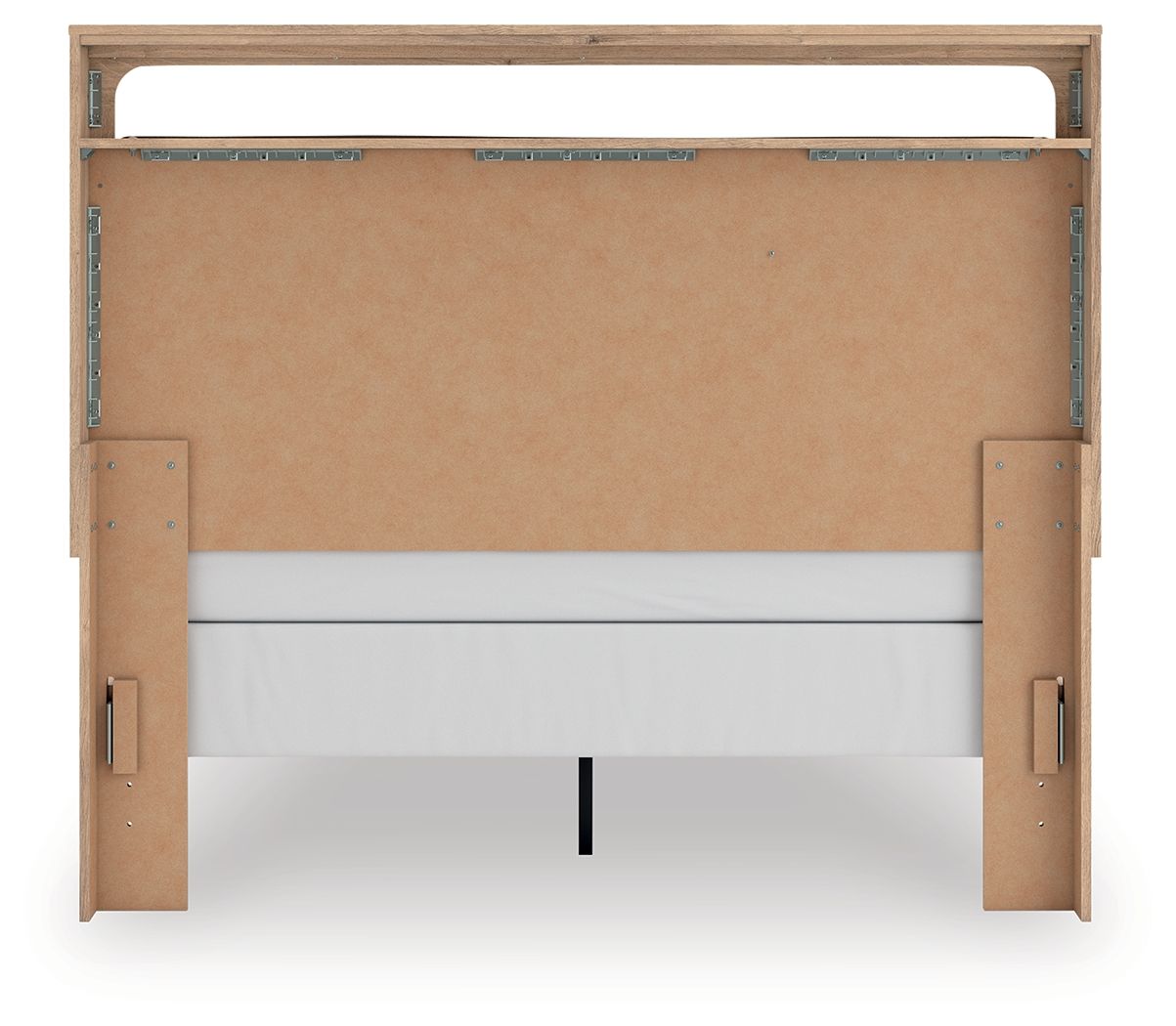 Kinlanni - 4 Pc. - Queen Panel Bed, Dresser, Mirror And Nightstand - Tan