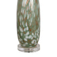 "Verdant Glow" Art Glass Table Lamp (Set of 2) - Green Art Glass