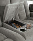 Mixed Motion - Power Reclining Loveseat With Console / Adjustable Headrest