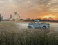 Evening Farm By Nan (Framed) - Light Brown