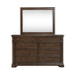 Arden Road - Dresser & Mirror - Satin Cherry