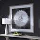 Dandelion Seedhead - Framed Print - Black