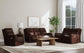 Alister - Power Gliding Loveseat With Console, Power Headrests & Lumbar