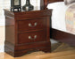 Alisdair - Two Drawer Night Stand - Reddish Brown