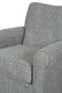Renley - Swivel Glider Accent Chair - Ash