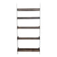 Farmhouse - Leaning Bookcase - Two Tone White / Wood Tone