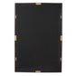 Larkin - Dark Wood & Brass Mirror - Dark Brown