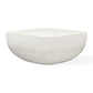 Alma - Concrete Outdoor Coffee Table - White