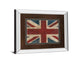 Union Jack By Avery Tillman - Mirror Framed Print Wall Art - Red
