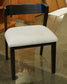 Haldenwick - Dining Upholstered Side Chair (Set of 2) - Black